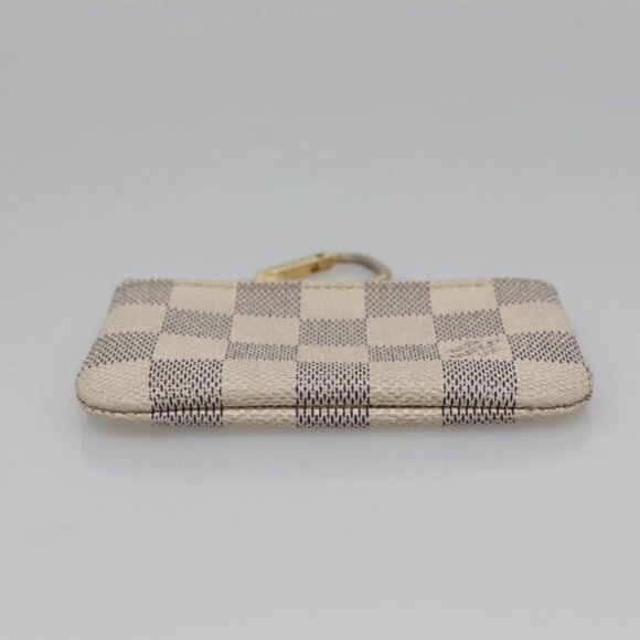 LOUIS VUITTON Damier Azur Pochette Cles Coin Purse N62659 LV Auth 141584 - Picture 7 of 16